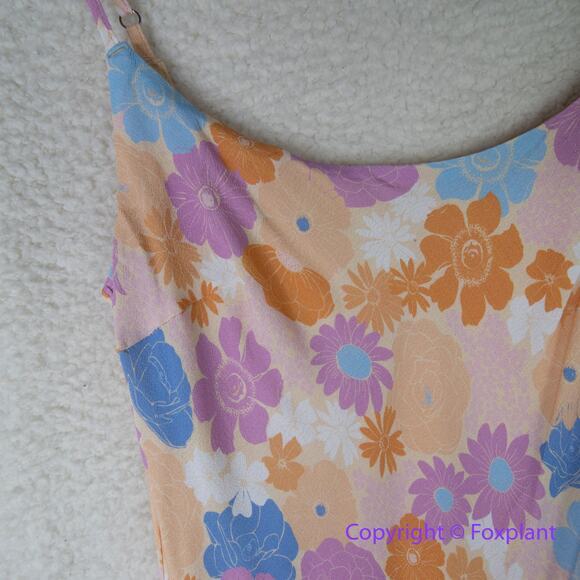 New! Charlie Holiday Daisy Midi Dress Floral Cove, size XS - Picture 7 of 16